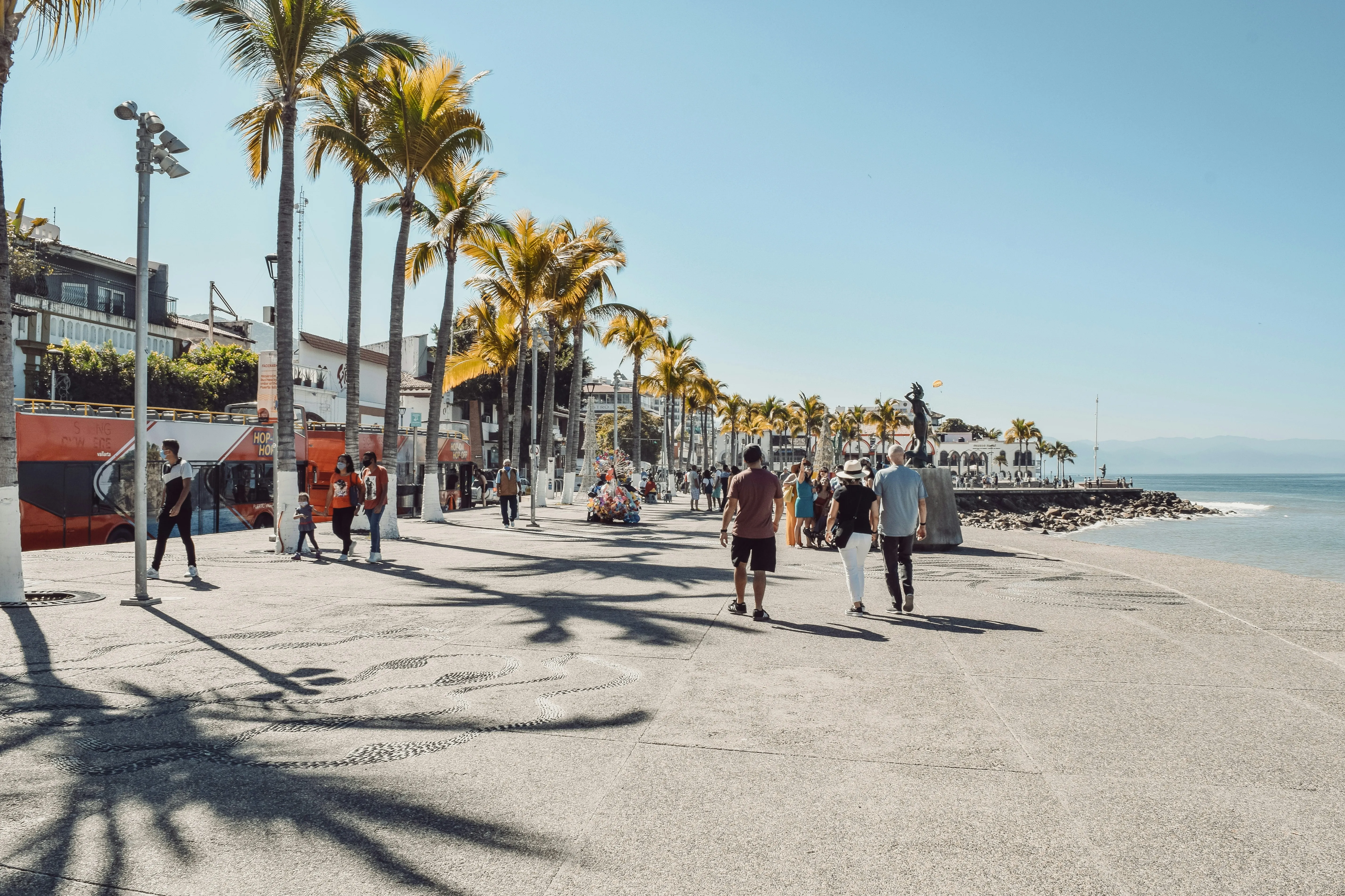 Vista de Malecon en Puerto Vallarta